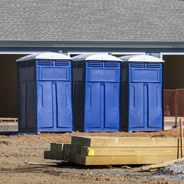 what is the expected delivery and pickup timeframe for the porta potties in Canistota SD